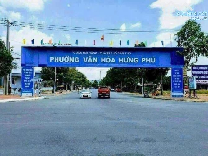 ✅BÁN ĐẤT MẶT TIỀN ĐƯỜNG TRẦN VĂN TRÀ ( A3 ) KDC HƯNG PHÚ - HƯỚNG ĐÔNG NAM