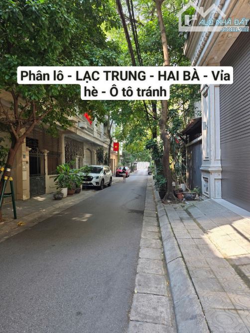 Bán gấp nhà phân lô LẠC TRUNG - HAI BÀ - vỉa hè ô tô tránh