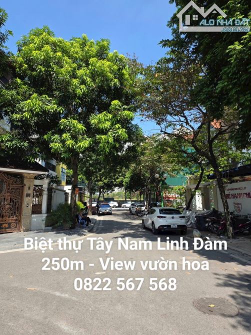 Bán biệt thự VIEW VƯỜN HOA - Tây Nam Linh Đàm, giá cực rẻ ở sướng kd tốt