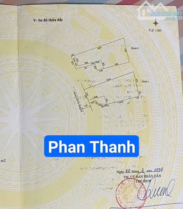 Nhà 2 tầng mặt tiền Phan Thanh S= 132m2 ngang 5m nở hậu Giá Nhỉnh 13 tỷ