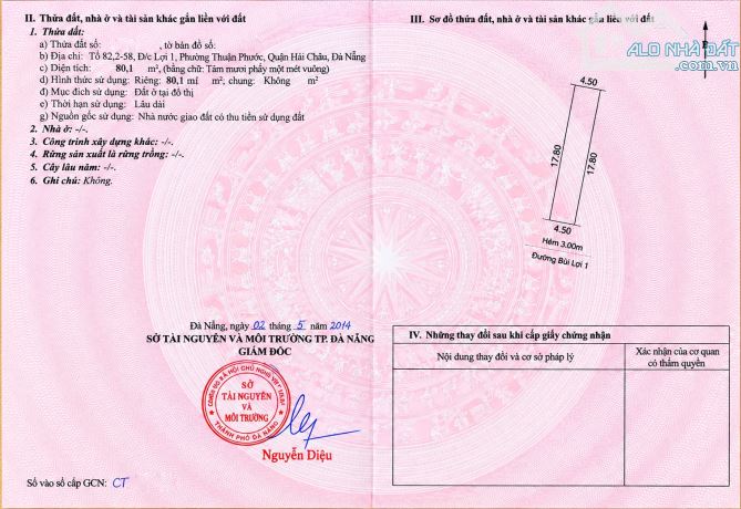 Cần bán nhà 3 tầng Đức Lợi 7.999 tỷ 80.1m sát công viên