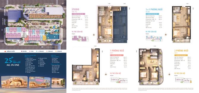 Bán căn hộ 1PN+1 tại TTC Plaza Đà Nẵng, dòng tiền 15-20tr/tháng, vốn ban đầu chỉ 590 triệu