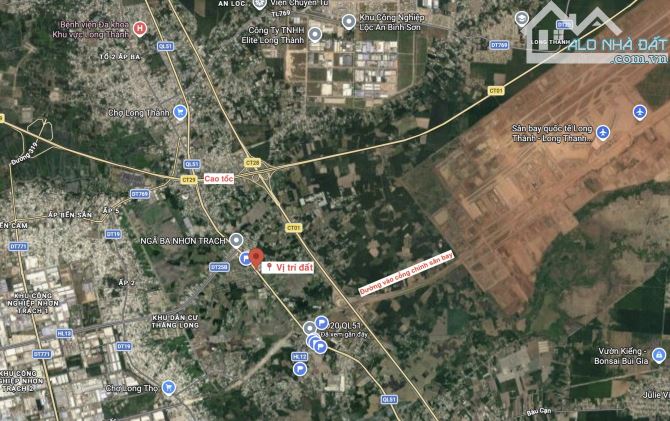 QUỸ ĐẤT SKC HIẾM – LIỀN KỀ SÂN BAY LONG THÀNH, VỊ TRÍ ĐẮC ĐỊA, PHÙ HỢP KHO VẬN + LOGISTICS