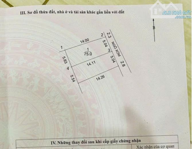 75M sẵn nhà cấp 4 tại Quảng Bị, Ngõ ô tô thông, Chỉ 3 tỉ