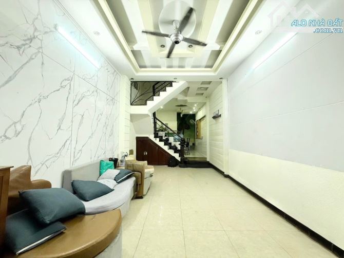 Bán nhà Quận Gò Vấp-Hẻm ô tô 6M-Đường số 21 ngay Quang Trung-P8-60m2-4x15-4tầng-4PN,5WC