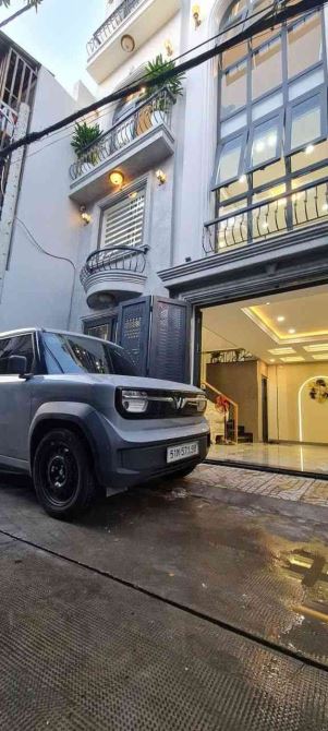 BÁN NHÀ TP HCM, HUỲNH VĂN NGHỆ, XE VF3 VÔ NHÀ, 45M2, 4 TẦNG, GIÁ 6.28 TỶ