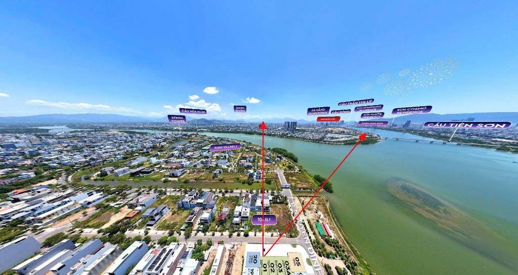BÁN CĂN HỘ EURO VILLAGE 2 ĐÀ NẴNG, 2PN 1WC VIEW SÔNG, PHÁO HOA, GIÁ CHỈ 2 TỶ 8