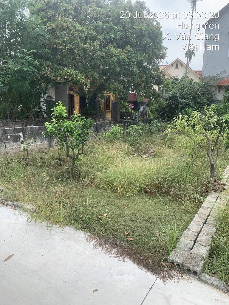 BÁN LÔ ĐẤT GÓC 2 MẶT THOÁNG VĂN GIANG, HƯNG YÊN, ĐƯỜNG Ô TÔ ĐẸP GIÁ ĐẦU TƯ