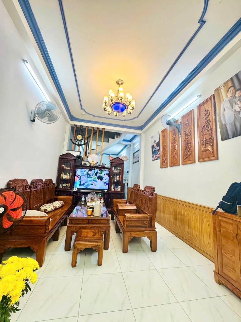 BÁN NHÀ 1/ PHAN HUY ÍCH, TÂN BÌNH, 56M2 HẺM 8M Ô TÔ TRÁNH, GẦN TRƯỜNG CHINH, 5 TỶ NHỈNH