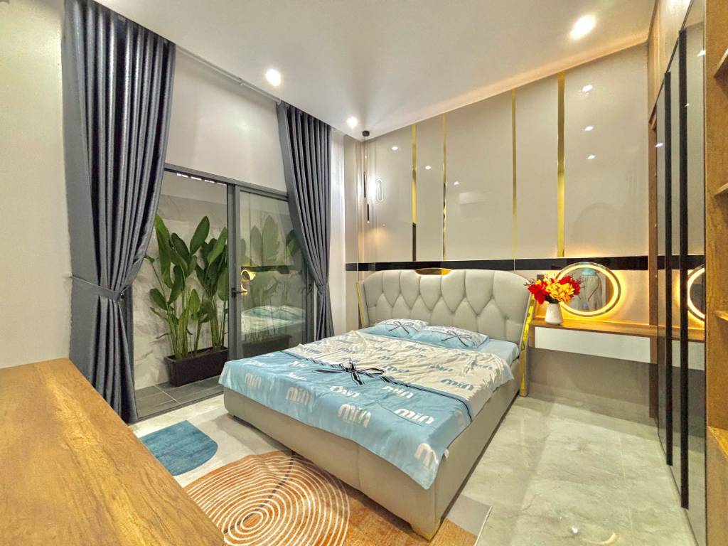Bán nhà mới Hòa Xuân Cẩm Lệ, dt 100m², 3 tầng, 4PN, full nội thất, giá 6,599 tỷ