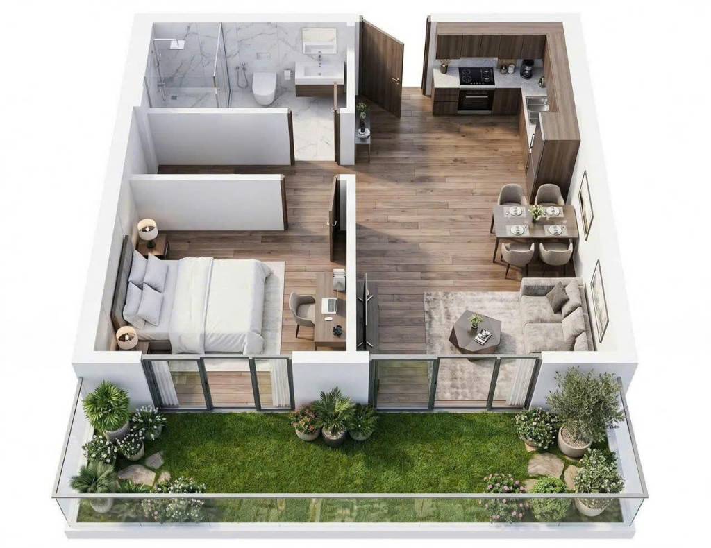 Bán căn hộ, 1 PN, 70 m², Ngũ Hành Sơn