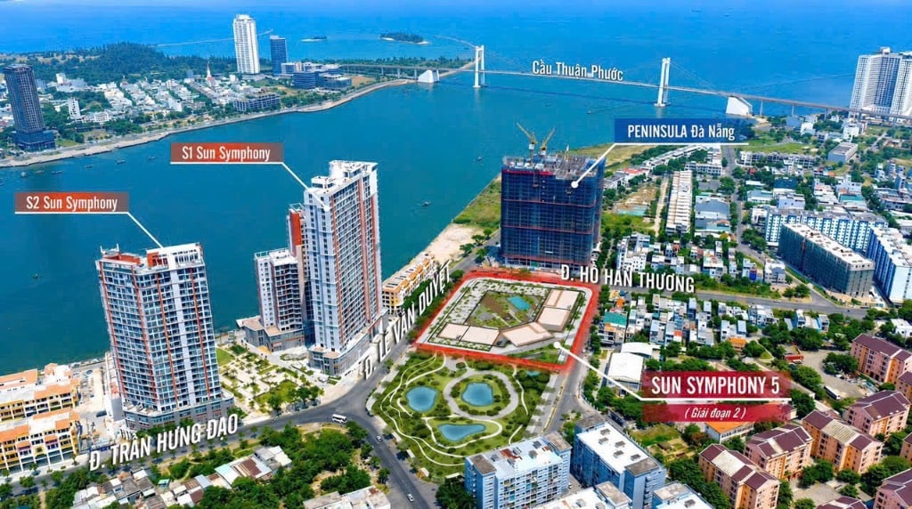 Bán căn hộ studio Sun Symphony Đà Nẵng, dt 33m2 view sông Hàn giá 1,9 tỷ