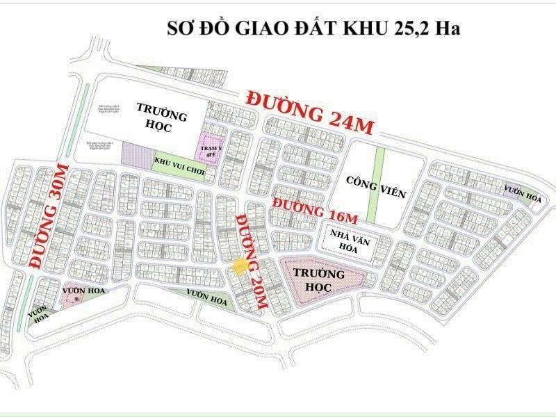 Bán lô đất dịch vụ Vân Canh số 998 có diện tích 73,2m, sổ đỏ riêng biệt tại khu đất dịch vụ (khu 25,2) Vân Canh