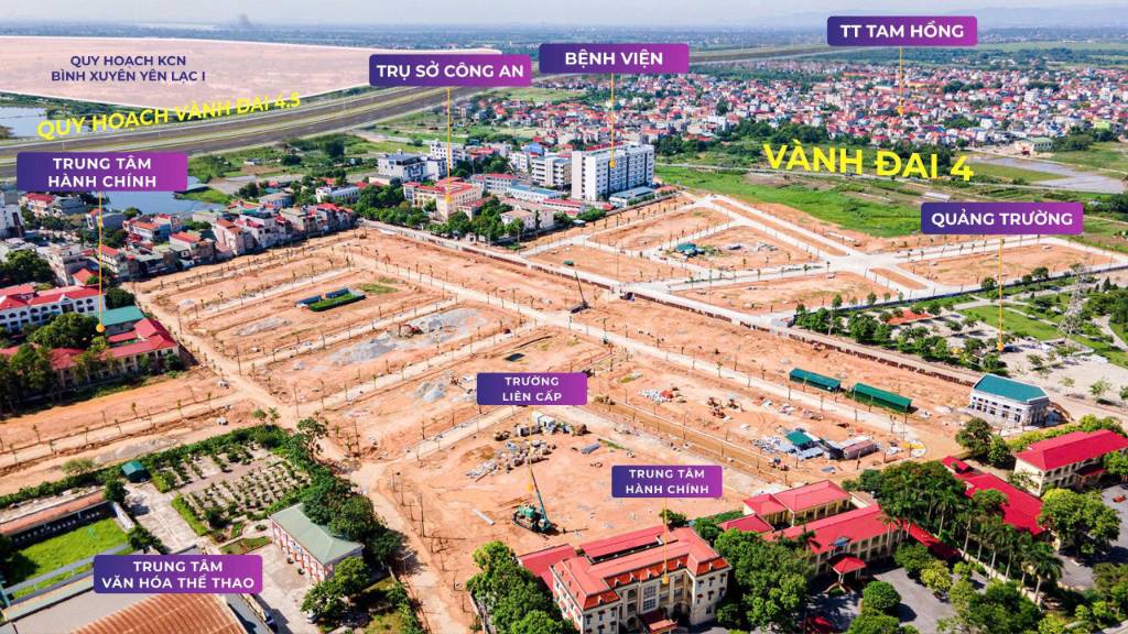 BÁN ĐẤT YÊN LẠC DRAGON CITY – SỐNG THUẬN TIỆN, AN TÂM, KINH DOANH TỐT