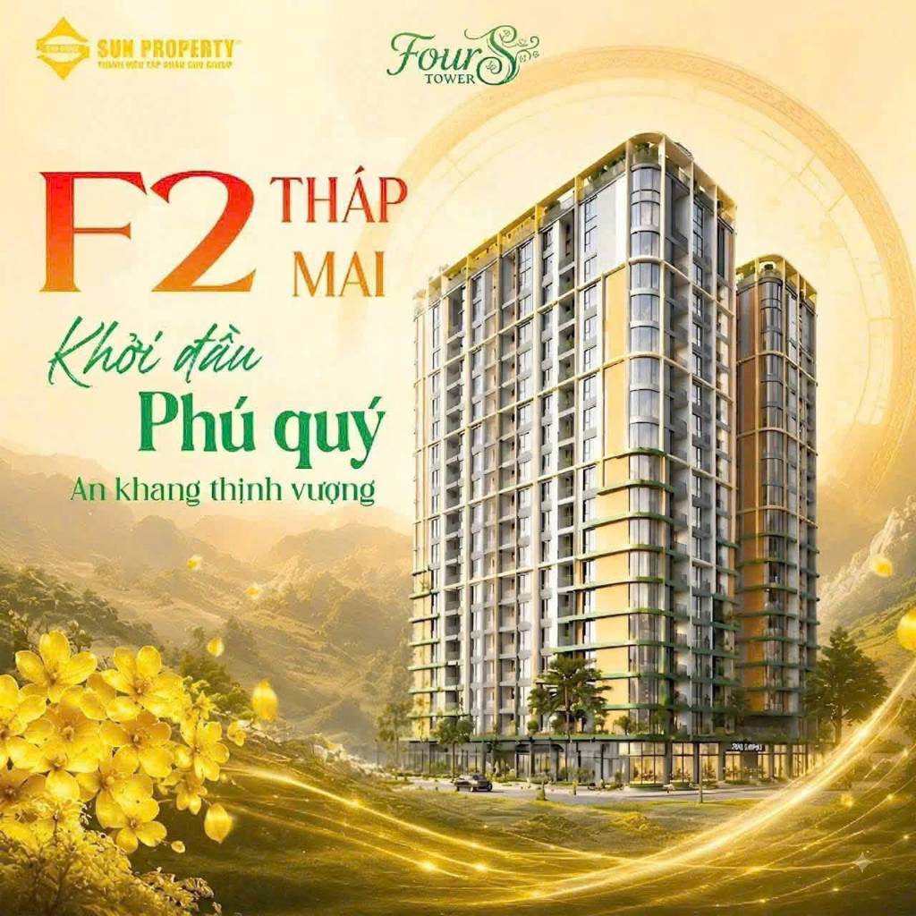 Bán căn hộ Sun FourS, CĐT Sun Group ra bảng hàng mới tòa F2 giá tốt chỉ từ 1,6 tỷ
