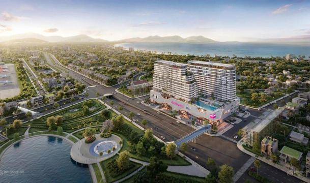 Bán căn hộ TTC Plaza Đà Nẵng, dt 47m², ngay trên AEON Mall, giá 2.4 tỷ