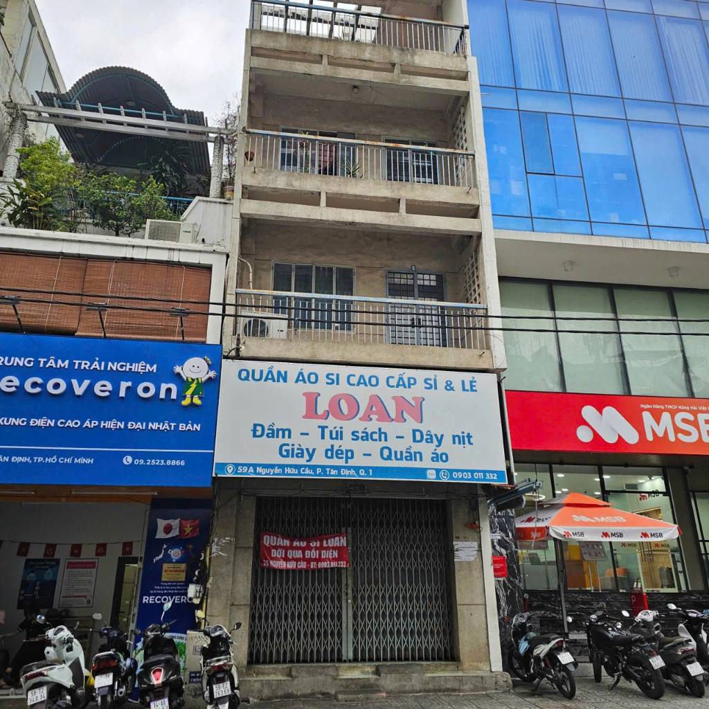 BÁN NHÀ MẶT TIỀN NGUYỄN HỮU CẦU, QUẬN 1, CÔNG NHẬN 99M² NỞ HẬU 4 TẦNG, GIÁ 38 TỶ