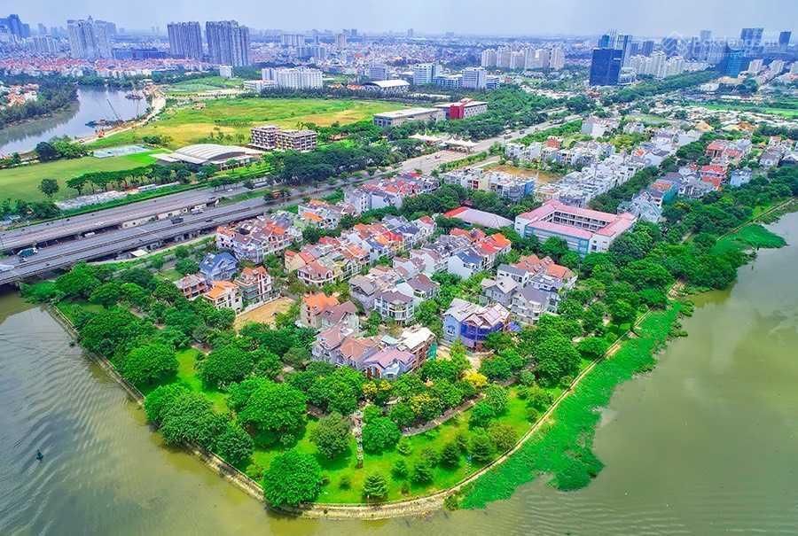 Hàng ngộp bán chính chủ biệt thự & lô nhà phố sadeco ven sông quận 7, diện tích 5x18m giá 13tỷ