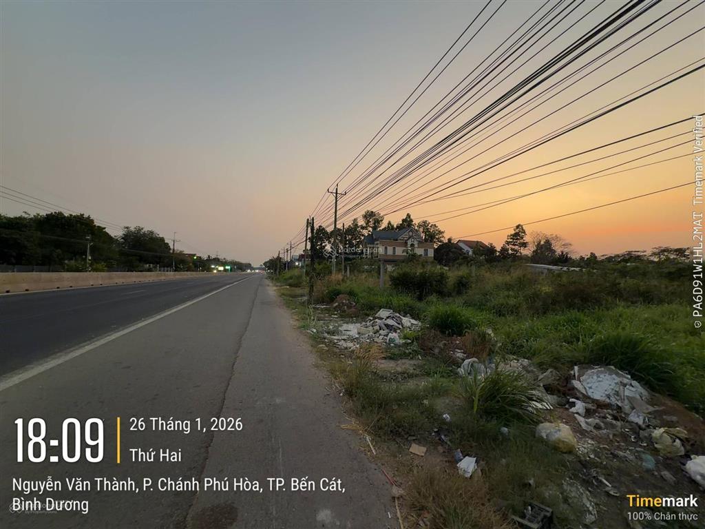 Quỹ đất to hiếm có ngang 15,5m mặt tiền đt 741, thổ cư 300m2, diện tích 729,5m2, rẻ chấn động