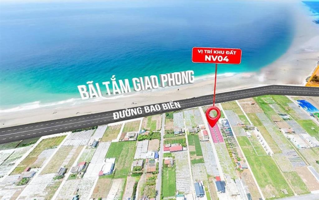 Chính chủ cần bán gấp lô đất nền ngay mặt biển quất lâm, diện tích 100m2 giá chỉ 10tr/m2.