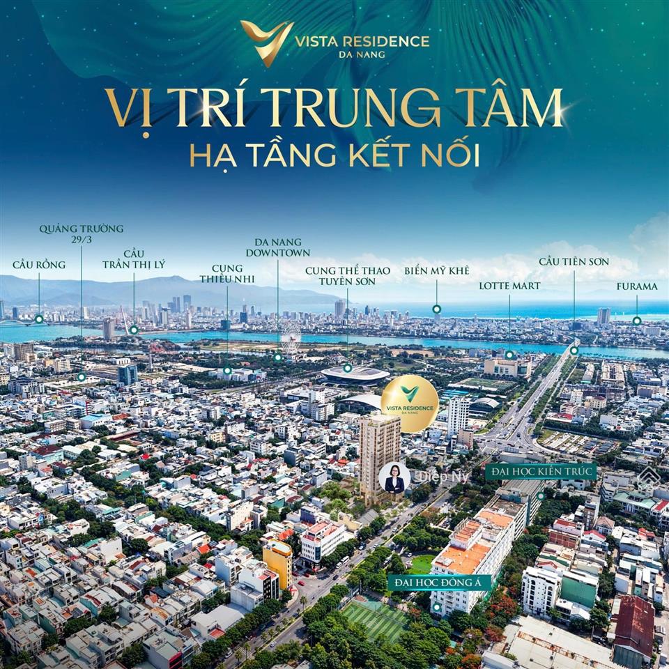Siêu phẩm chung cư quận nhất đà nẵng vista residence đối diện đại học kiến trúc