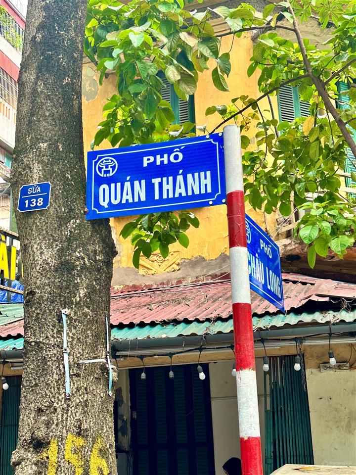 Cần bán nhà mặt phố quán thánh, quận ba đình. dt 165m2 x 5t, mt 8m. vị trí đoạn đẹp đầu phố sầm uất
