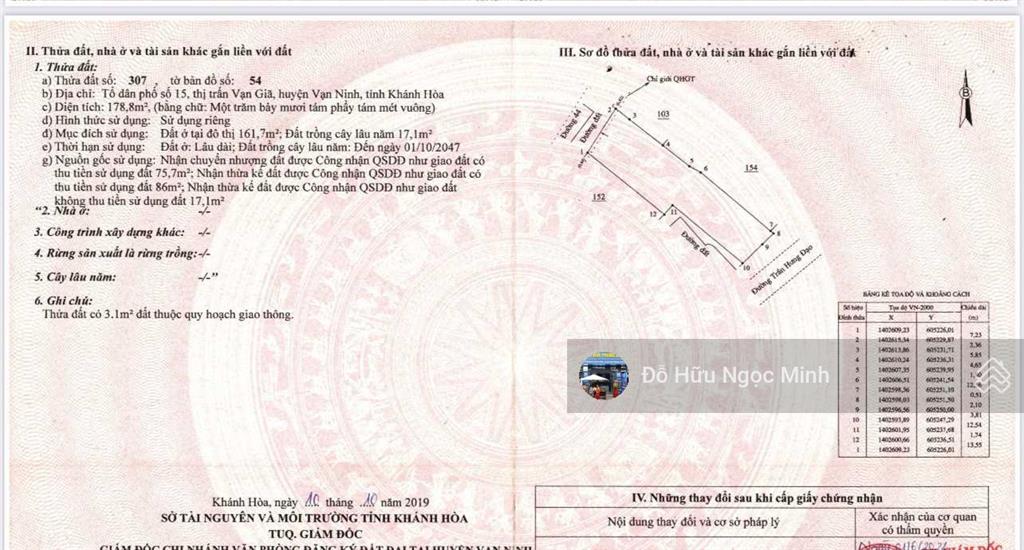 Bán đất sổ đỏ biệt thự mặt biển vân phong nha trang ngang 8m tạo dòng tiền sinh lời ngay