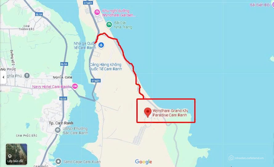 Bán biệt thự Carraworld CR lô góc 3PN DT: 453,8m , liền kề sân bay, SHR lâu dài