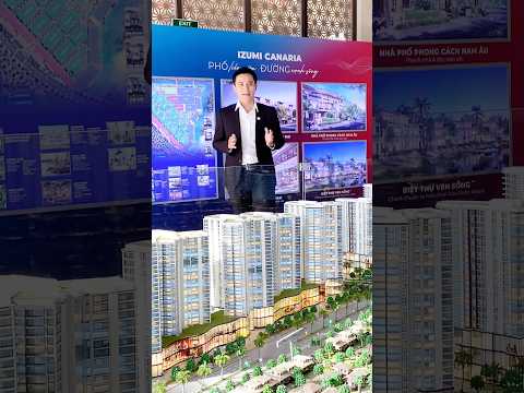 Nhà Phố Căn Bìa View Kênh-Giá chỉ 10.7tỷ.Hàng Hiếm Tại Izumi Canaria Izumi City