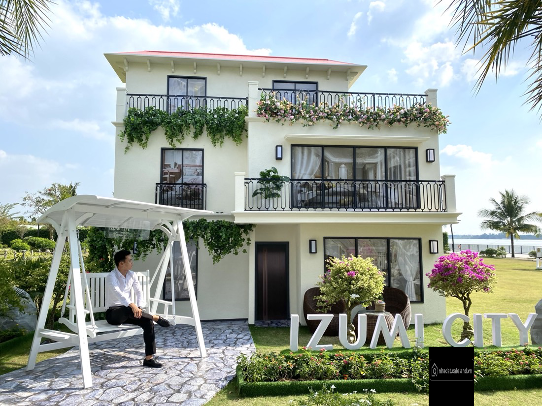Nhà phố 8x20.5m mặt phố và công viên vị trí cự đẹp tại Izumi Canaria -Izumi City
