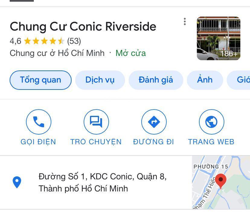 Bán căn 1pn hướng đông nam dự án conic riverside, căn 1pn, 2,45 tỷ