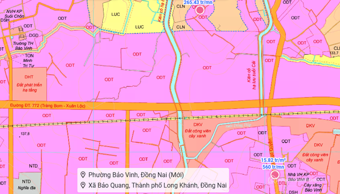 Chỉ 7xxTr. 5mx21m TCSR Gần GX Bảo Vinh, Trường học, DT772 | P Bảo Vinh. TPĐN
