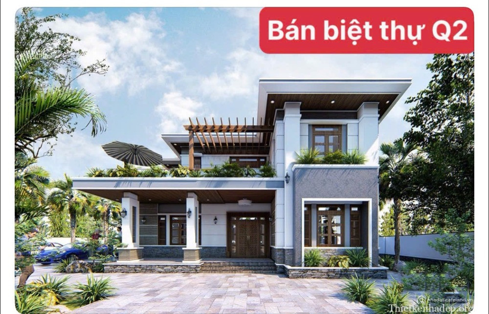 Chuyển nhượng biệt thự mặt tiền đường Nguyễn Bá Lân, phường Thảo Điền, quận 2