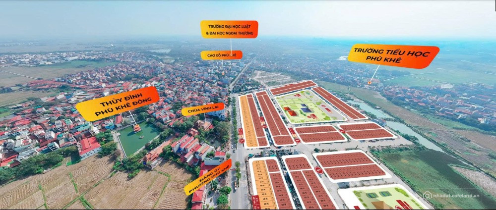 BÁN NHANH 1 LÔ ĐẤT ĐẸP TAM GIÁC PHÙ KHÊ BẮC NINH CẠNH HÀ NỘI