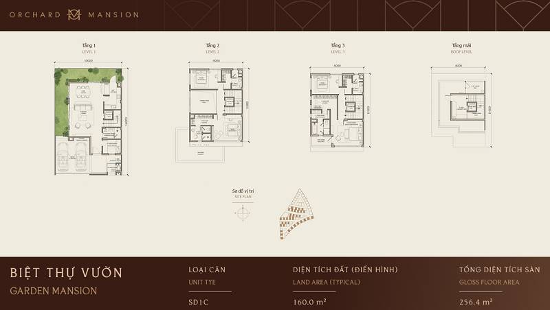 Bán nhanh biệt thự Orchard Mansion giá tốt