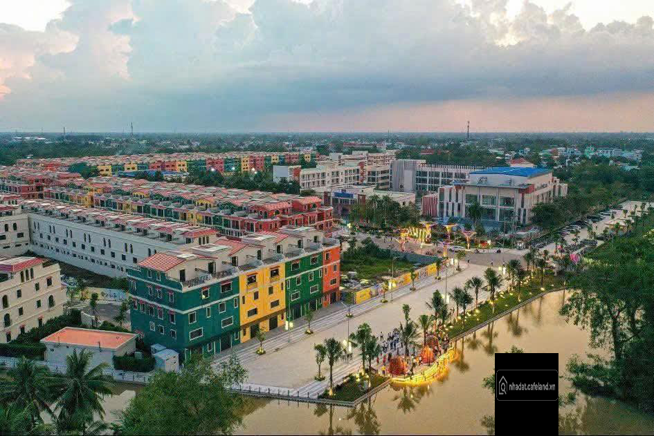 SHOPHOUSE T&T HOMES ELITE RIVERA VĨNH LONG PHONG CÁCH FLORIDA MIỀN TÂY
