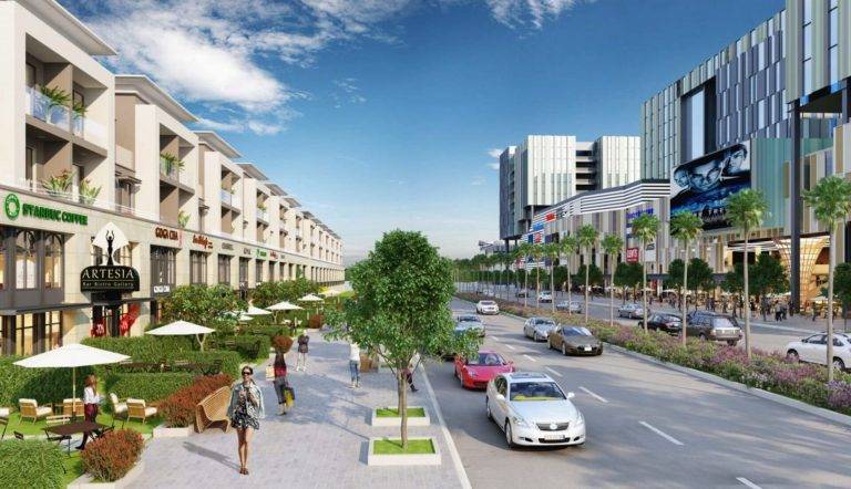 Lô đất Thiên Phúc E-City Tân Đức, mặt tiền đường lớn, kinh doanh ngay