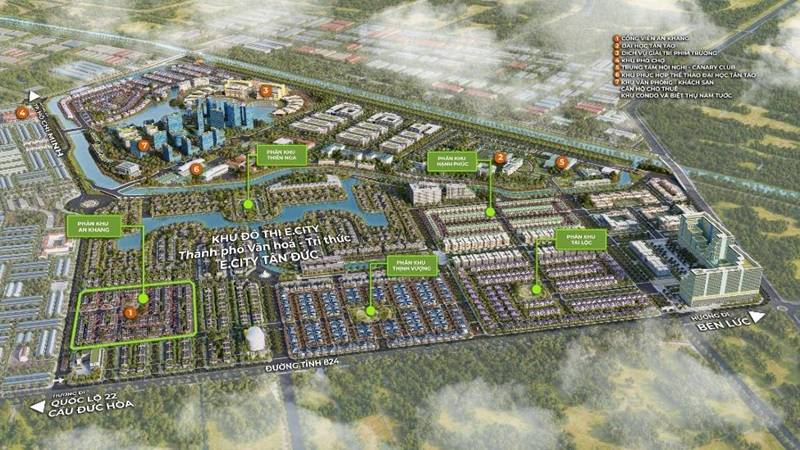 Bán đất nền Tân Đức giai đoạn 2 (E-City), diện tích 125m2 giá tốt
