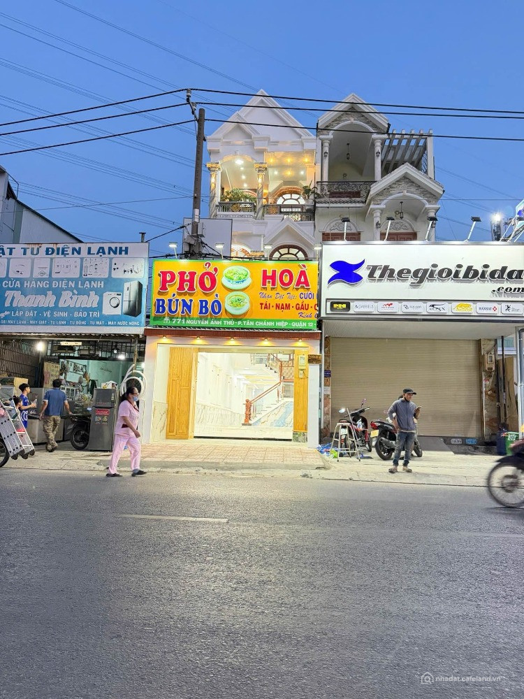 MẶT TIỀN KINH DOANH NGUYỄN ẢNH THỦ 150M2, 4.5X34, 4 TẦNG, 8PN. GIẢM MẠNH, GIÁ 13