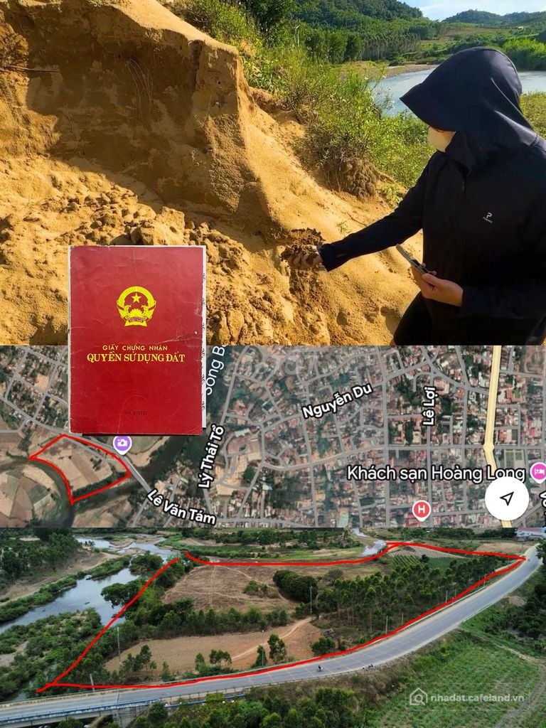Bán đất nông, lâm nghiệp: Bán khu đất mặt tiền tặng mỏ cát