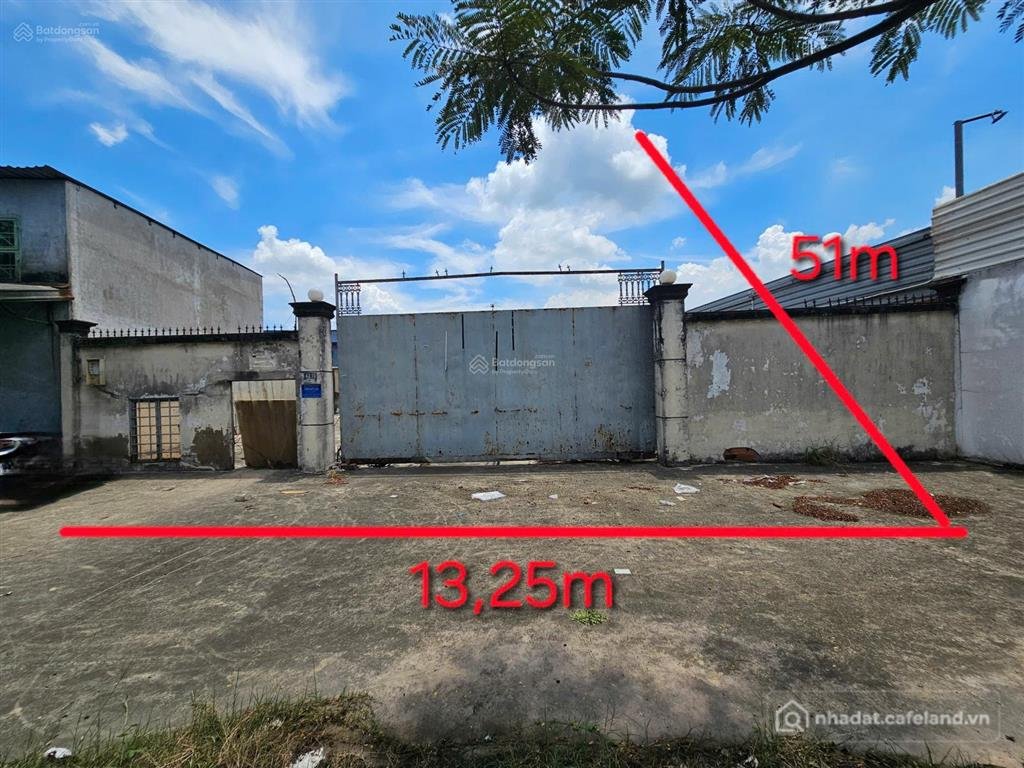 Bán kho, nhà xưởng: 560m2 thổ cư mt nguyễn cửu phú (13.25x51m) cách tvg 1km