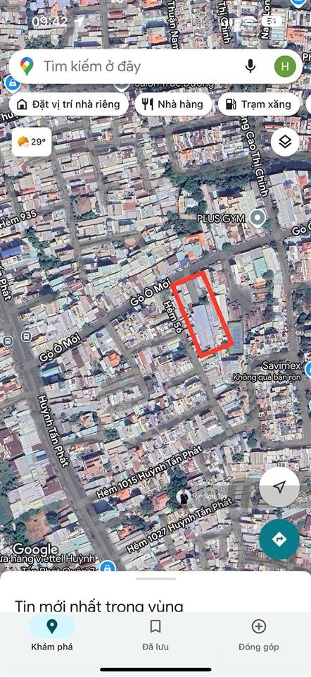 Bán kho, nhà xưởng: Chính chủ gởi bán nhà xưởng 56 gò ô môi phú thuận q7. dt 150