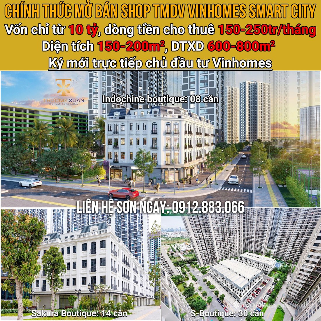 Bán căn hộ Mini, Dịch vụ: căn shop 43m2 mà giá chỉ bằng căn hộ tòa S201 dự án vi