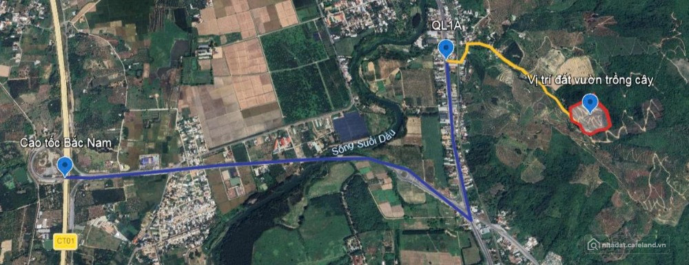 BÁN ĐẤT VƯỜN CÓ CÂY TRỒNG XOÀI LÂU NĂM