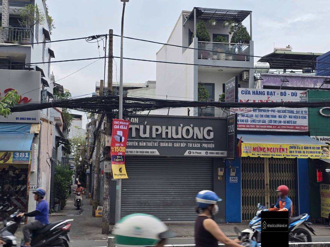 Cho thuê nhà 383 đường Huỳnh Tấn Phát Quận 7