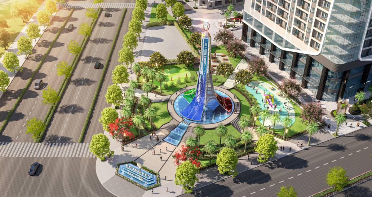 Booking căn hộ Sky Light Hoàng Huy New City - 33 tầng view sông Cấm không che chắn