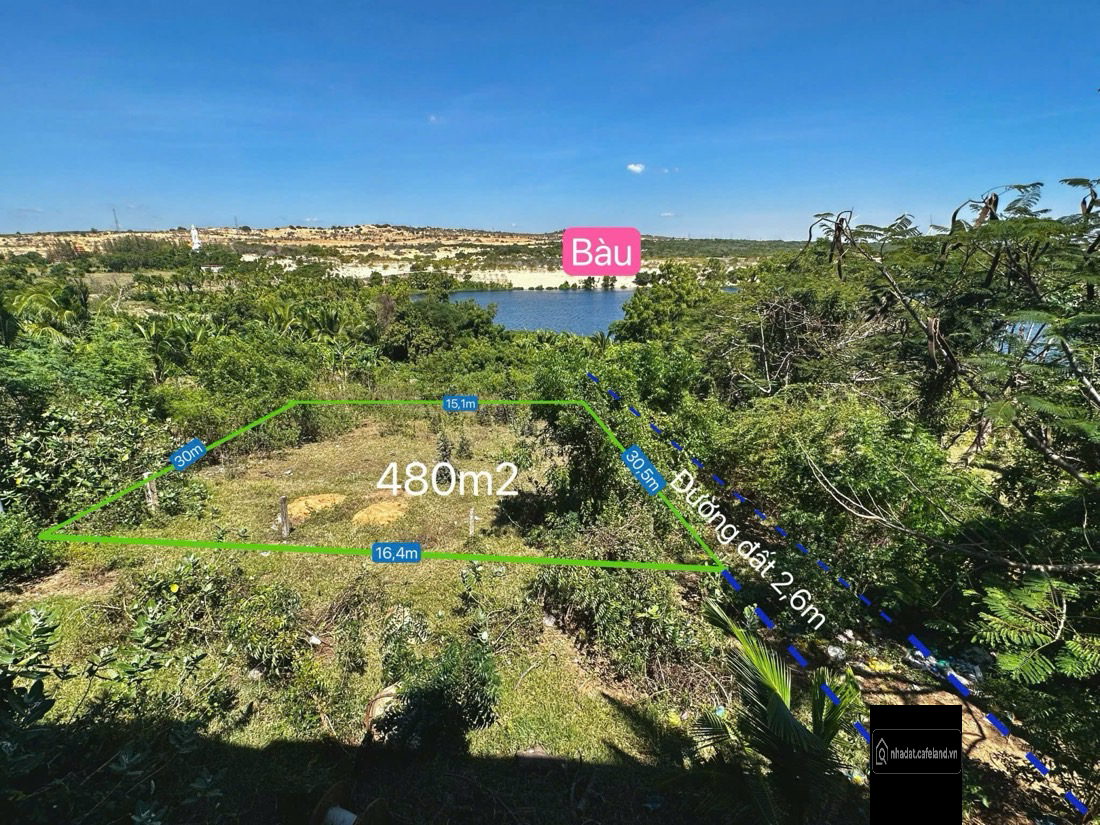 Bán lô đất nhỏ view Bàu Trắng phong thuỷ. LH: 0974090487