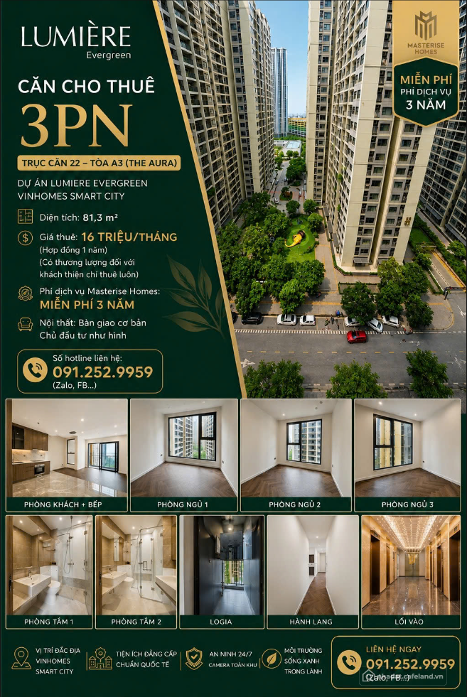Một căn 3PN dành cho những ai ưu tiên sự thoải mái