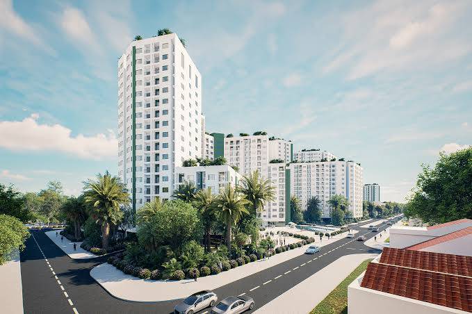 Căn hộ E1-A.0518 62.3m2 2PN dự án Ecohome Hòa Hiệp tầng 05 giá tốt