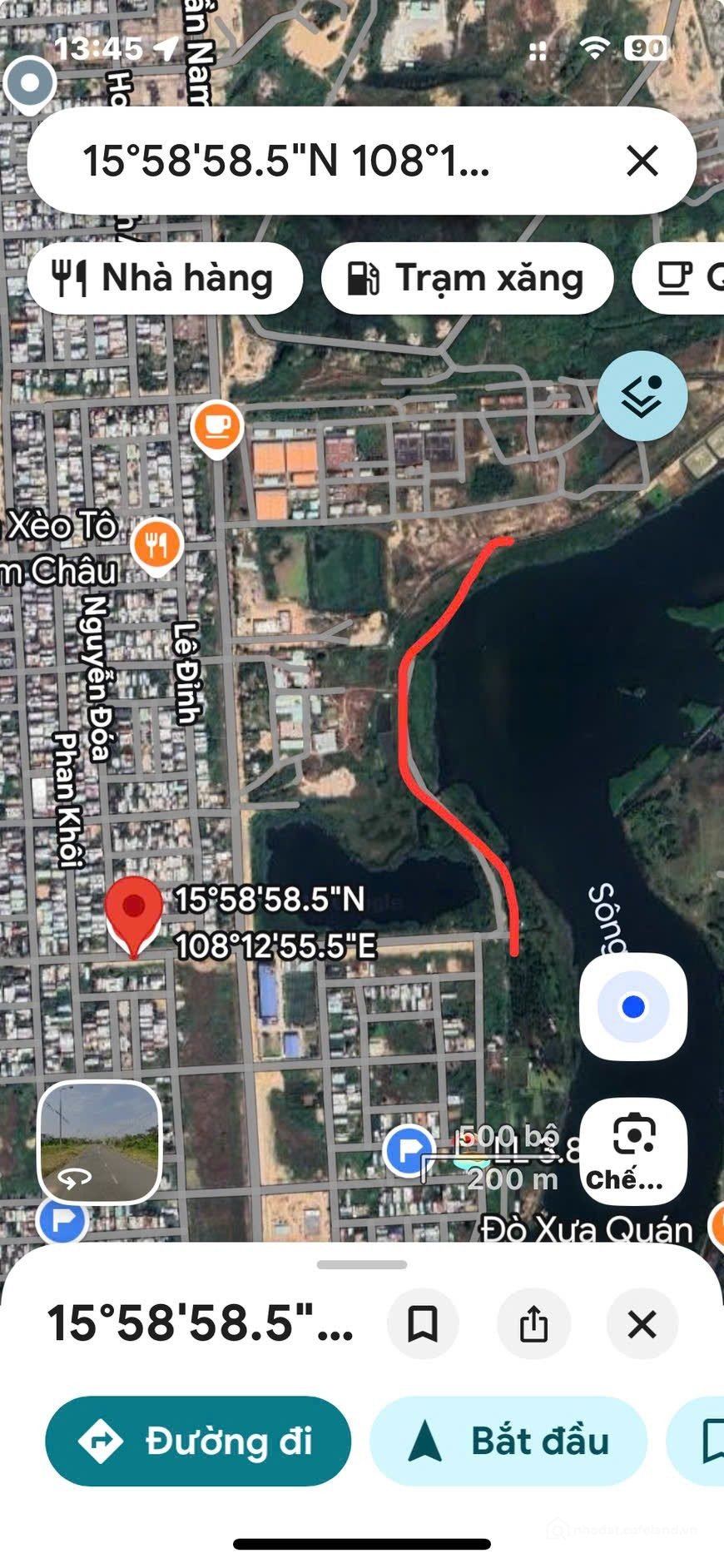 Cho thuê đất: Cho thuê Đất 100m2 giá 5 triệu tại Đường Phạm Hữu Nghi 10.5m, gần